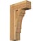 Ekena Millwork Merced Block Rough Sawn Bracket, Western Red Cedar, 6"W x 18"D x 30"H BKT06X18X30MRC05RWR - alternate 1